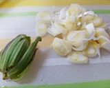 フキノトウを納豆にトッピング作り方2写真