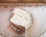 簡単♡2層レアチーズケーキ♡作り方1写真