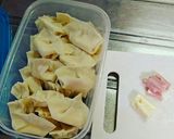 餃子の皮でパリパリハムチーズ作り方1写真