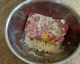 ビッググリーンエッグ炭火焼きハンバーグ作り方1写真