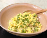 簡単！高野豆腐とうすいえんどうの卵とじ作り方7写真