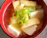 絹ごし豆富と油揚げの味噌汁作り方5写真
