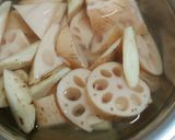 砂肝と根菜のバルサミコ酢炒め作り方1写真