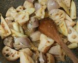 砂肝と根菜のバルサミコ酢炒め作り方8写真