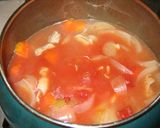 我が家流カレーｉｎホールトマト作り方2写真