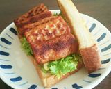 美味しい簡単♡ウインナーわさび菜サンド！作り方3写真
