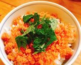 ぶち簡単☆包丁・鍋なしシャケフレ丼作り方3写真