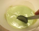 簡単♪混ぜて冷やすだけ!春色 抹茶プリン作り方7写真