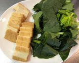 厚揚げとほうれん草のピリ辛味噌炒め作り方1写真