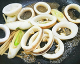 カキ醤油の作り置き割下で簡単いか照り焼き作り方2写真