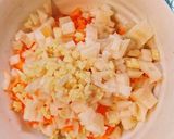 【減量中】野菜とチーズのつくねレモン風味作り方1写真