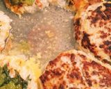 【減量中】野菜とチーズのつくねレモン風味作り方5写真