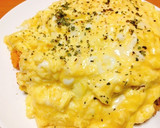 一人のお昼に 半熟卵の手抜きオムライス作り方10写真
