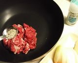 減塩！牛肉と彩り野菜の香味ケチャップ炒め作り方2写真