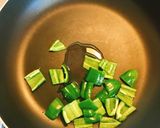 酸っぱ旨い〜♡梅ピーマン炒飯♡作り方3写真