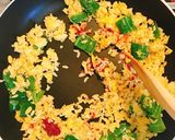 酸っぱ旨い〜♡梅ピーマン炒飯♡作り方5写真