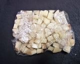 時短【お手軽カルボナーラポテトピザパイ】作り方2写真