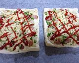 時短【お手軽カルボナーラポテトピザパイ】作り方11写真