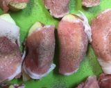 リンゴの豚肉巻き作り方1写真