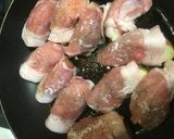 リンゴの豚肉巻き作り方2写真