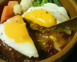 僕が大好きな目玉焼きハンバーグ作り方17写真