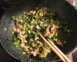 豚こまと小松菜の炊き込みご飯作り方4写真