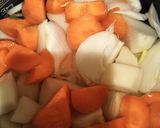 トマト缶シチュー(野菜ごろごろ)作り方1写真
