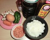 桜海老のソースチャーハン作り方1写真