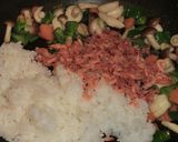桜海老のソースチャーハン作り方3写真