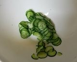 梅ひじきとキュウリの和え物作り方5写真