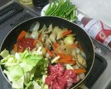 牡蠣のオイスター焼そば作り方5写真