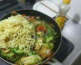 牡蠣のオイスター焼そば作り方6写真