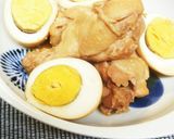 手羽元と煮卵の甘煮作り方2写真