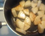 豚バラ焼き。とろ～り大根煮作り方4写真