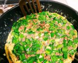 簡単!ニラとひき肉のオムレツ作り方8写真
