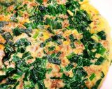 簡単!ニラとひき肉のオムレツ作り方10写真
