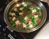 お弁当に！オクラのベーコン巻き作り方4写真