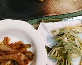 山ウド酢味噌練り梅和え作り方3写真