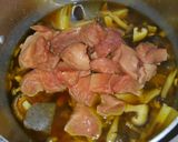 作り置き❀豚肉とたけのこ 蒟蒻の甘酢煮❀作り方6写真