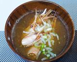 ボタン海老　刺身と味噌汁作り方4写真