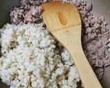 ダイエット中に☆簡単もち麦入り肉味噌作り方3写真