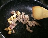 赤ワインとお肉、リゾット風ごはん作り方1写真