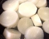 旨っ♡大根と牛コマのこっくり生姜煮作り方1写真