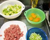 レタスと豚ひき肉の香味ペースト炒飯作り方2写真