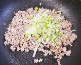 レタスと豚ひき肉の香味ペースト炒飯作り方10写真