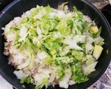 レタスと豚ひき肉の香味ペースト炒飯作り方14写真
