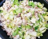 レタスと豚ひき肉の香味ペースト炒飯作り方15写真