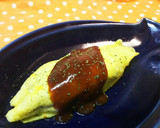 玉ねぎと挽き肉の簡単オムレツ作り方5写真
