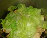 【鶏胸肉とレタスのウスターマヨ炒め】作り方3写真