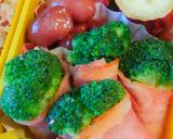 お弁当＊ブロッコリーの花束ベーコン巻き作り方7写真